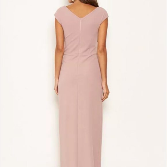 AX Paris Women's Wrap V-Neck Slit Maxi Dress - Picture 2 of 2